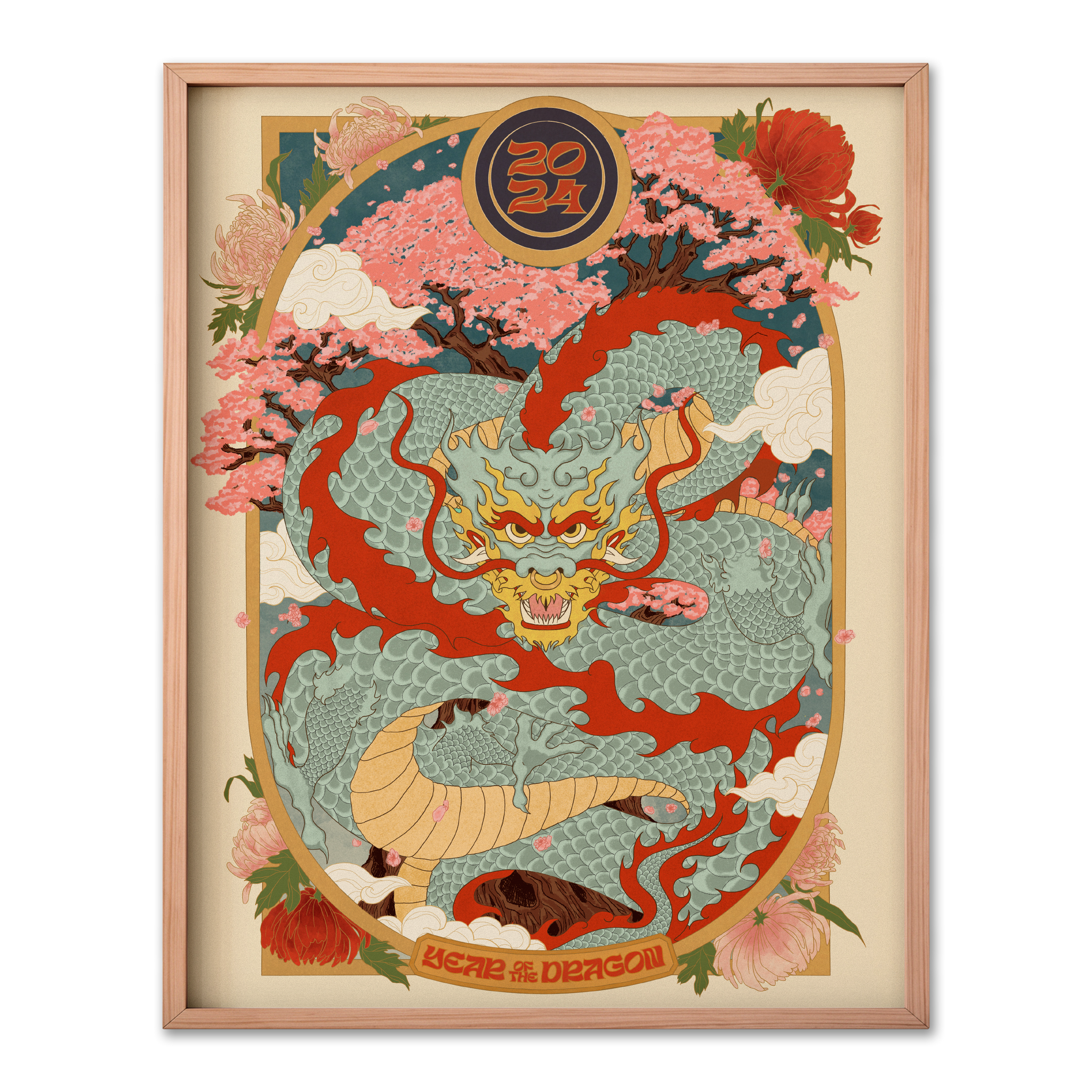 Year of the Dragon 8” x 10” Print