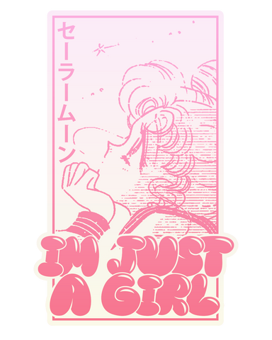 I’m Just A Girl Sticker